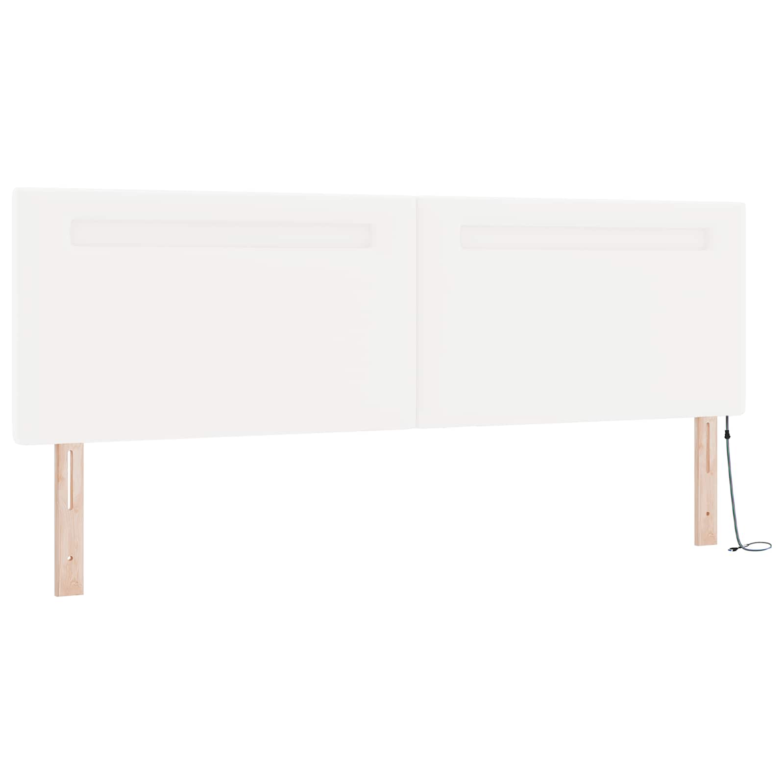Krevet s opruga kutije Bijelo 180 x 200 cm Umjetna koža