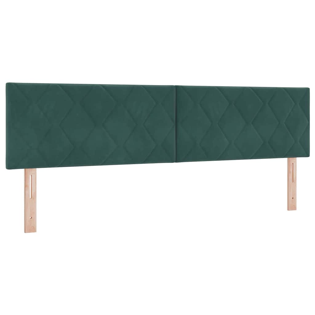 Krevet s opruga kutije Tamnozelena 180 x 200 cm Baršun