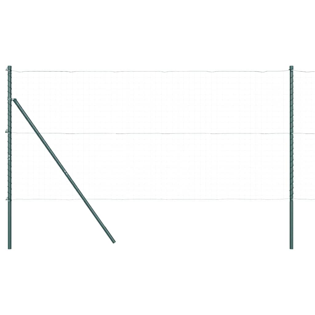 Stup za ogradu 52 pcs Zelena 3,2 x 3,2 x 210 cm
