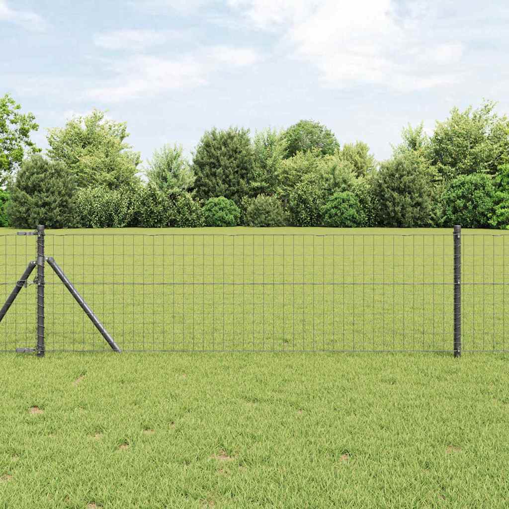 Stup za ogradu 26 pcs Siva 3,2 x 3,2 x 120 cm