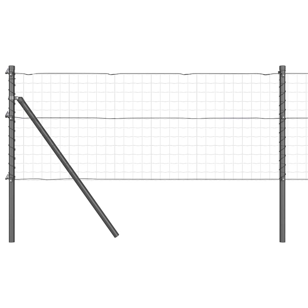 Stup za ogradu 52 pcs Siva 3,2 x 3,2 x 120 cm