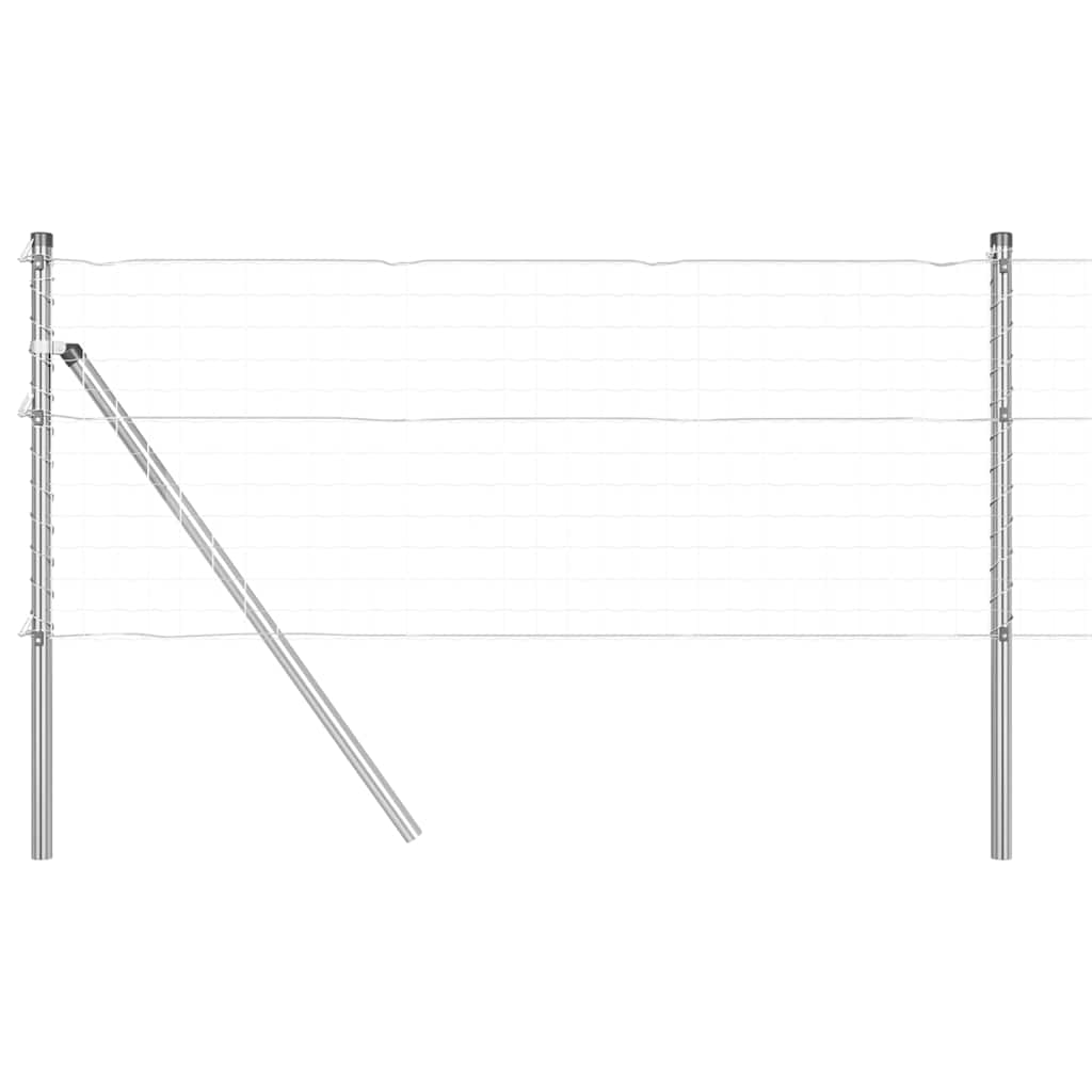 Stup za ogradu 26 pcs Siva 3,2 x 3,2 x 80 cm
