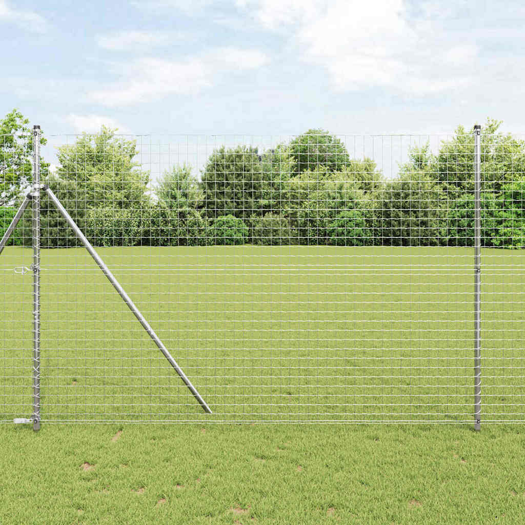 Stup za ogradu 26 pcs Siva 3,2 x 3,2 x 210 cm
