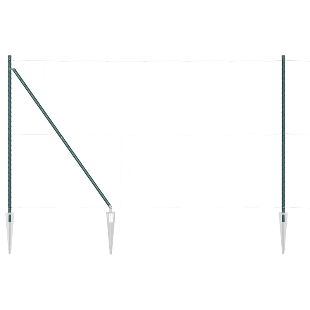 Stup za ogradu 52 pcs Siva 3,2 x 3,2 x 215 cm