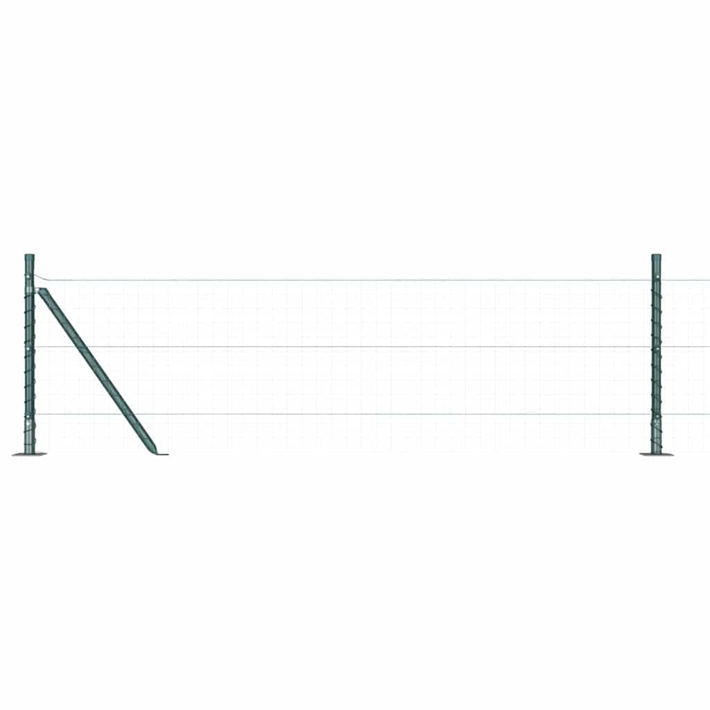 Stup za ogradu 52 pcs Siva 3,2 x 3,2 x 50 cm
