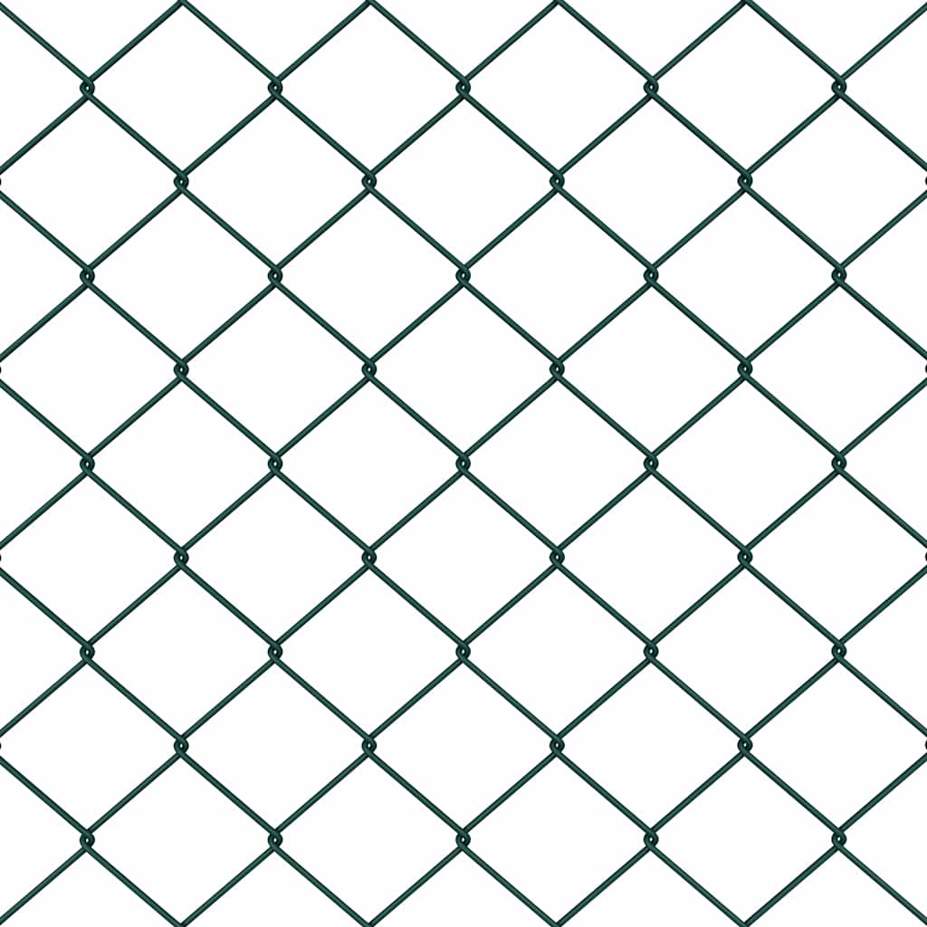Stup za ogradu Zelena 10 x 1,6 m (40 x 40 mm mreža) Čelik i PVC