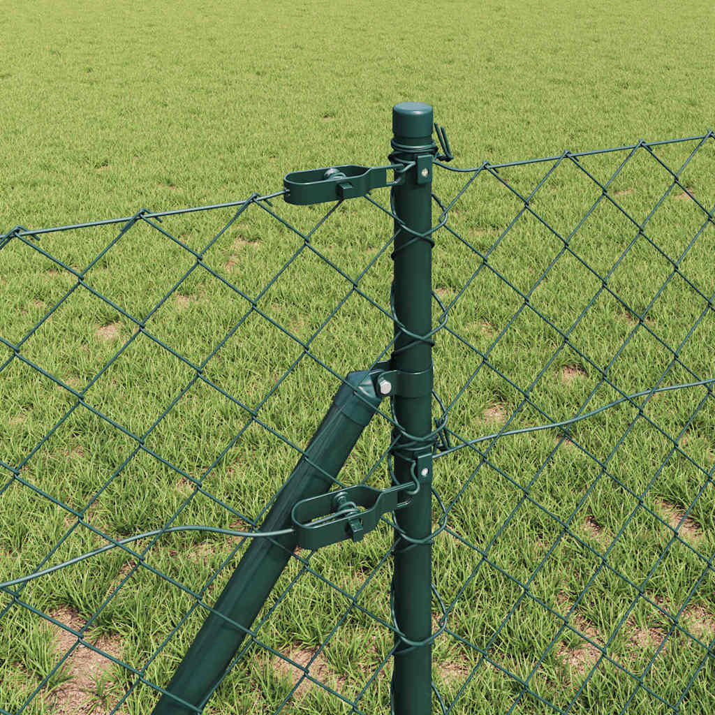 Stup za ogradu Zelena 25 x 0,6 m (mreža 60 x 60 mm) Čelik i PVC