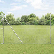 Stup za ogradu Srebrno 10 x 1,6 m (40 x 40 mm mreža) Čelik