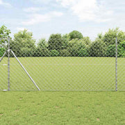 Stup za ogradu Srebrno 10 x 1,4 m (60 x 60 mm mreža) Čelik