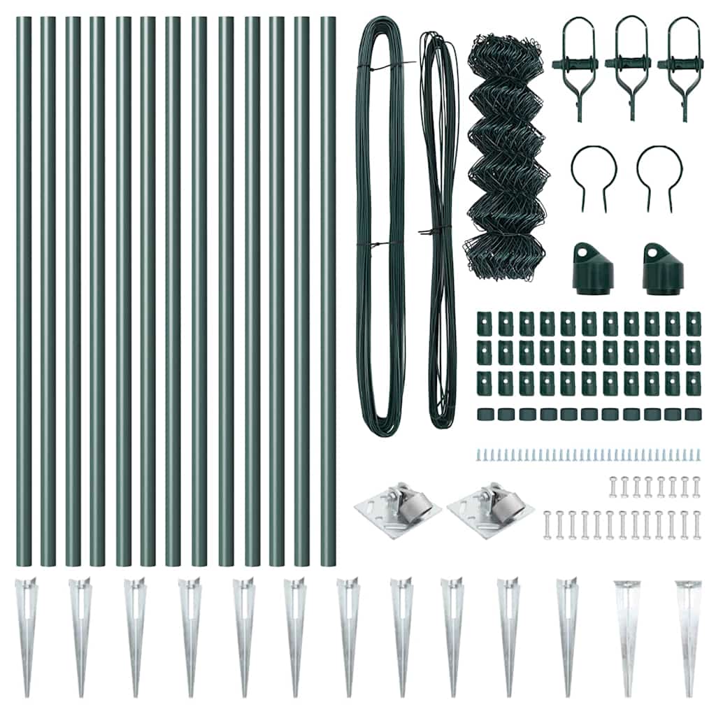 Stup za ogradu Zelena 0,8 x 25 m (mreža 60 x 60 mm) Čelik