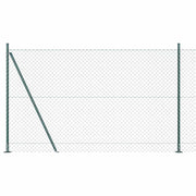 Ograde od lanca s betonskom podlogom 10 x 1,5 m Zelena Mreža