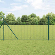 Euro Ograđivanje Ukop 10 x 1,2 m Čelik premazan PVC-om Zelena
