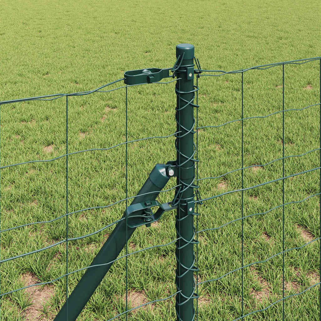 Euro Ograđivanje Ukop 10 x 0,4 m Čelik premazan PVC-om Zelena