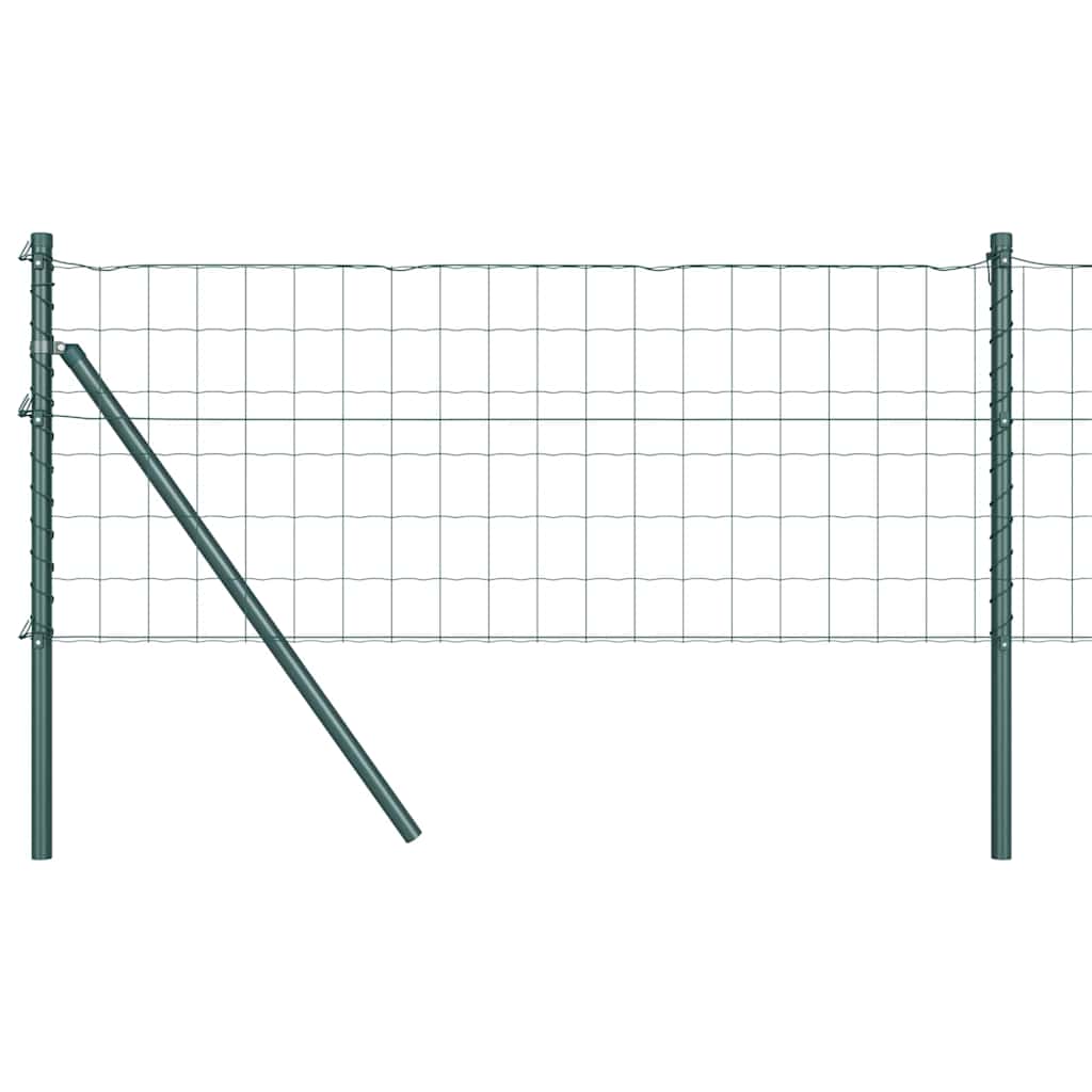 Euro Ograđivanje Ukop 50 x 0,6 m Čelik premazan PVC-om Zelena