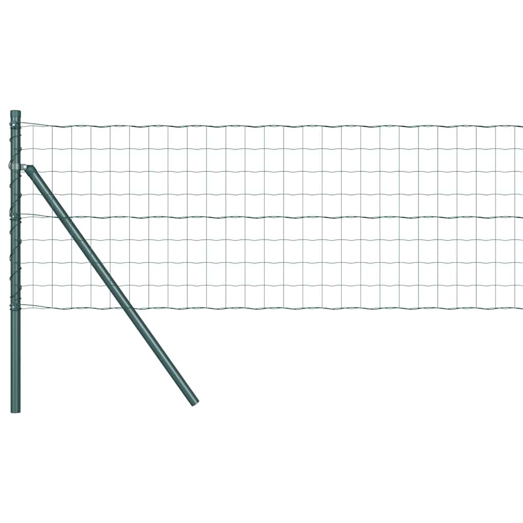 Euro Ograđivanje Ukop 10 x 0,6 m Čelik premazan PVC-om Zelena