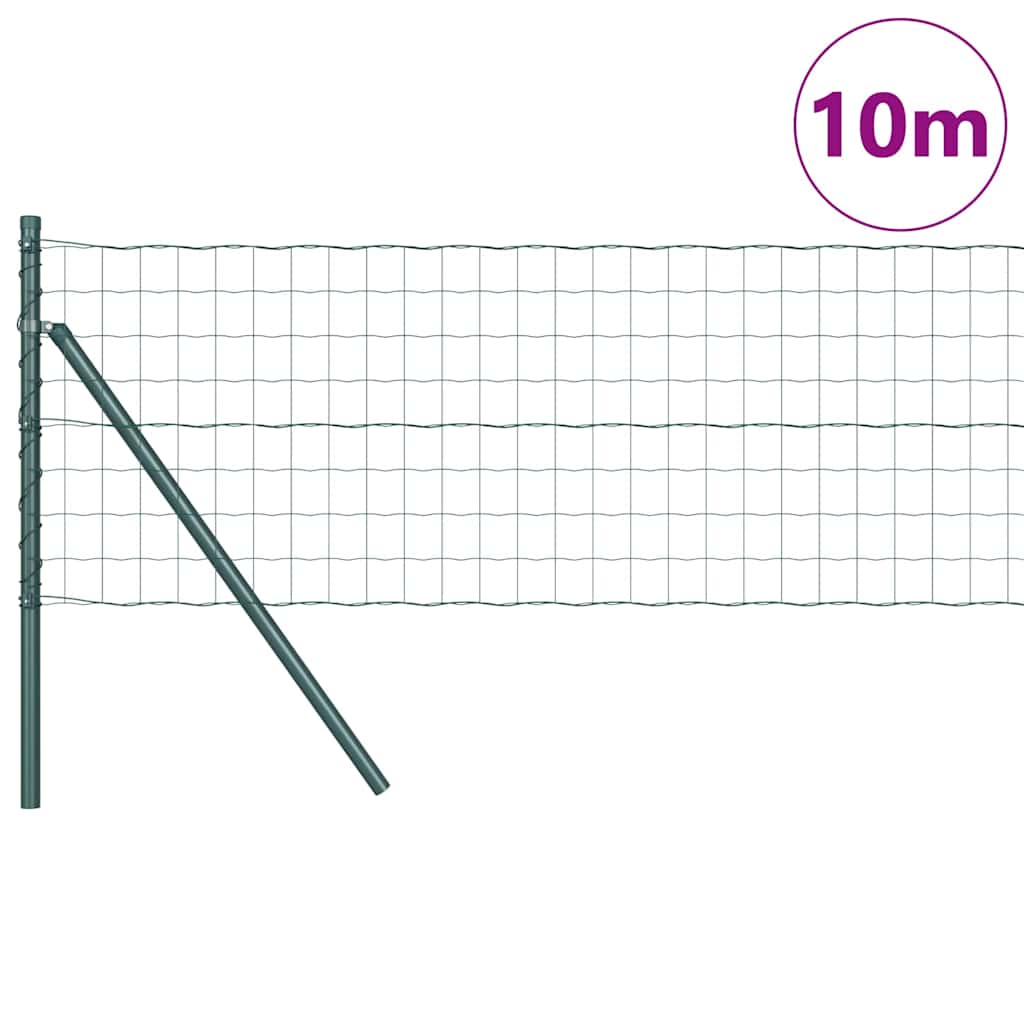 Euro Ograđivanje Ukop 10 x 0,6 m Čelik premazan PVC-om Zelena