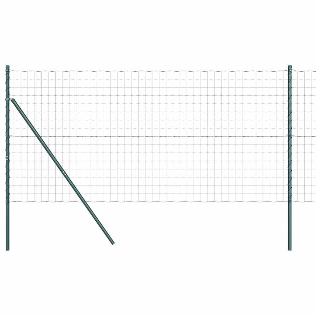 Euro Ograđivanje Ukop 10 x 1,2 m Čelik premazan PVC-om Zelena