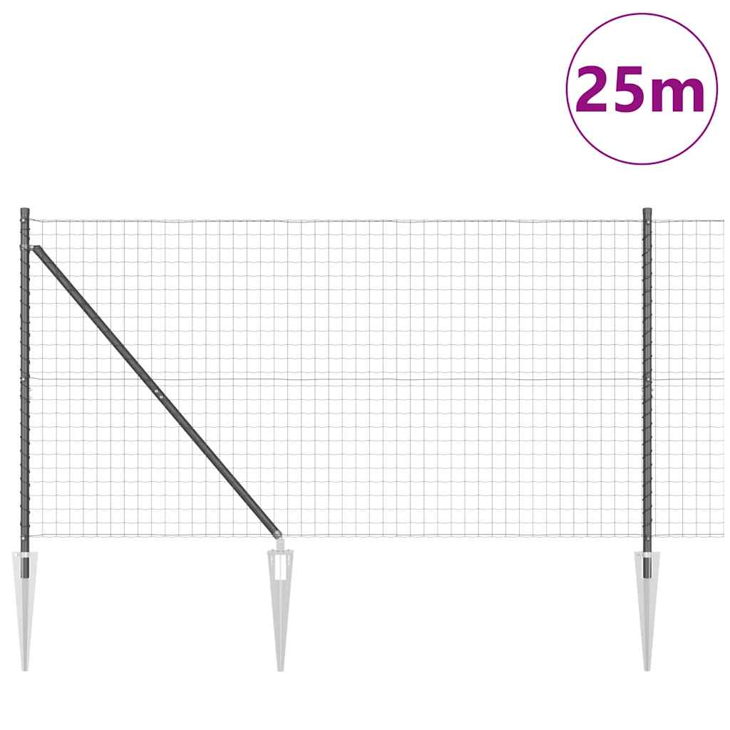 Zavareno žičano ograđivanje s bodljama 25 x 1 m (Š x V)