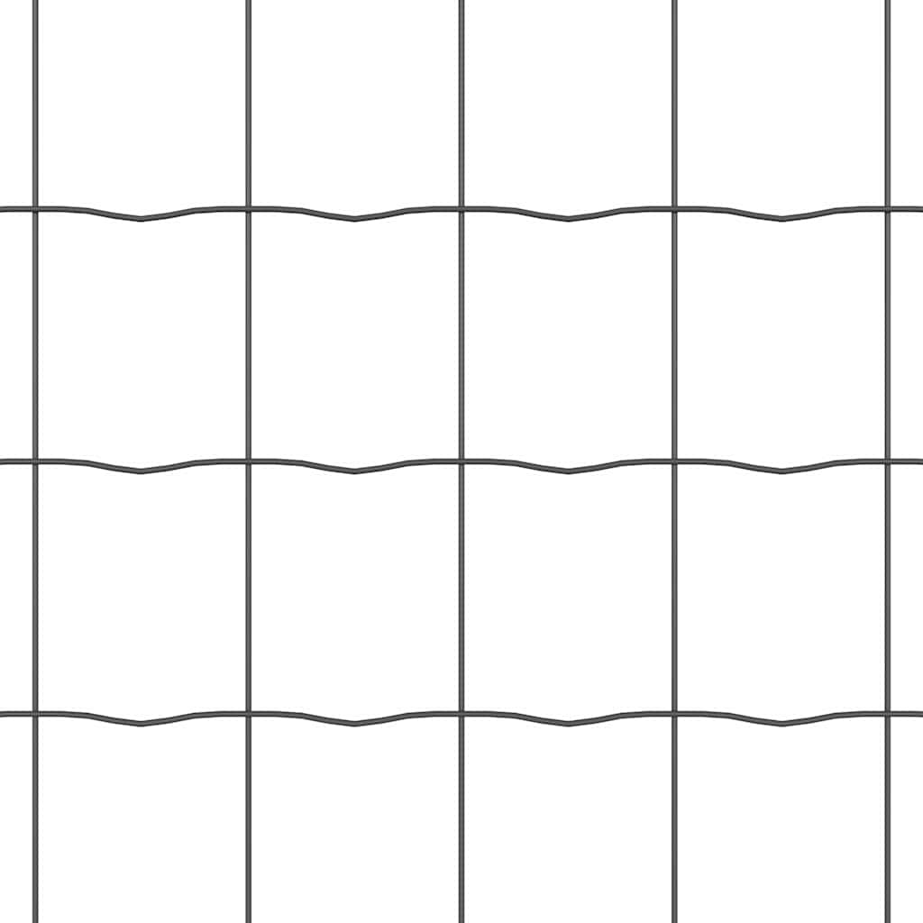 Euro ograda s špicama 25 x 1,2 m Čelik premazan PVC-om Siva