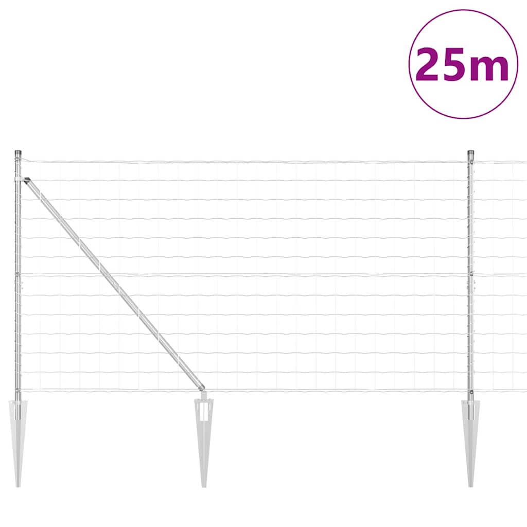 Zavareno žičano ograđivanje s bodljama 25 x 1,2 m (Š x V)