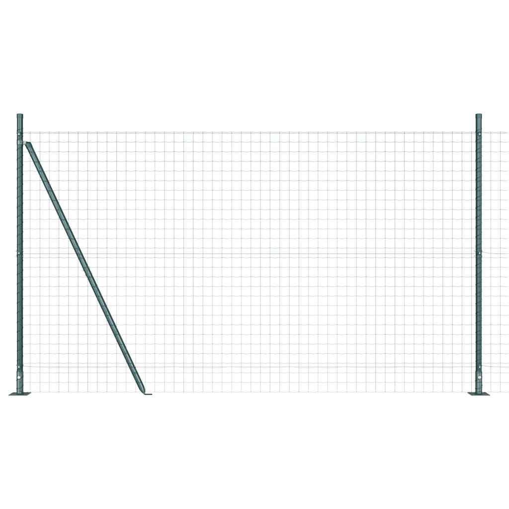 Zavareno žičano ogradno mreža s betonskom podlogom
