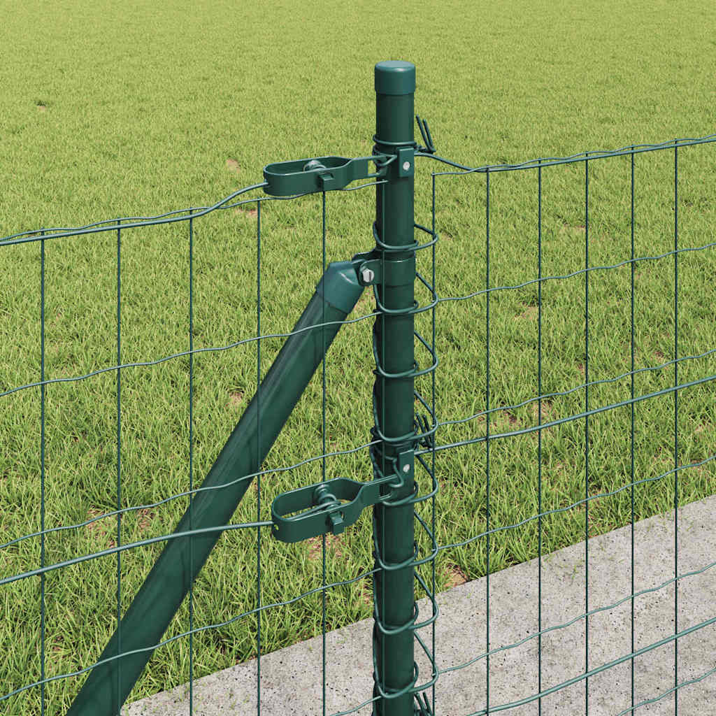 Euro Ograđivanje s Betonskom Bazom 10 x 0,4 m Zelena Mreža