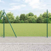 Euro Ograđivanje s Betonskom Bazom 10 x 1,5 m Zelena Mreža