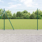 Euro Ograđivanje s Betonskom Bazom 10 x 1,5 m Zelena Mreža