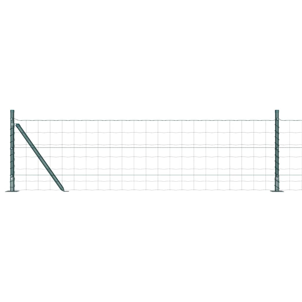 Euro Ograđivanje s Betonskom Bazom 50 x 0,4 m Zelena Mreža