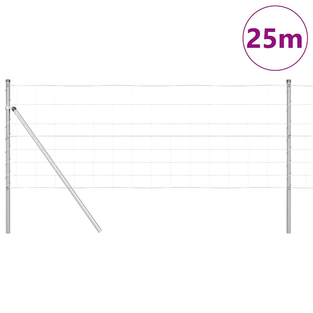 Stup za ogradu Galvanizirano 25 x 0,8 m Čelik