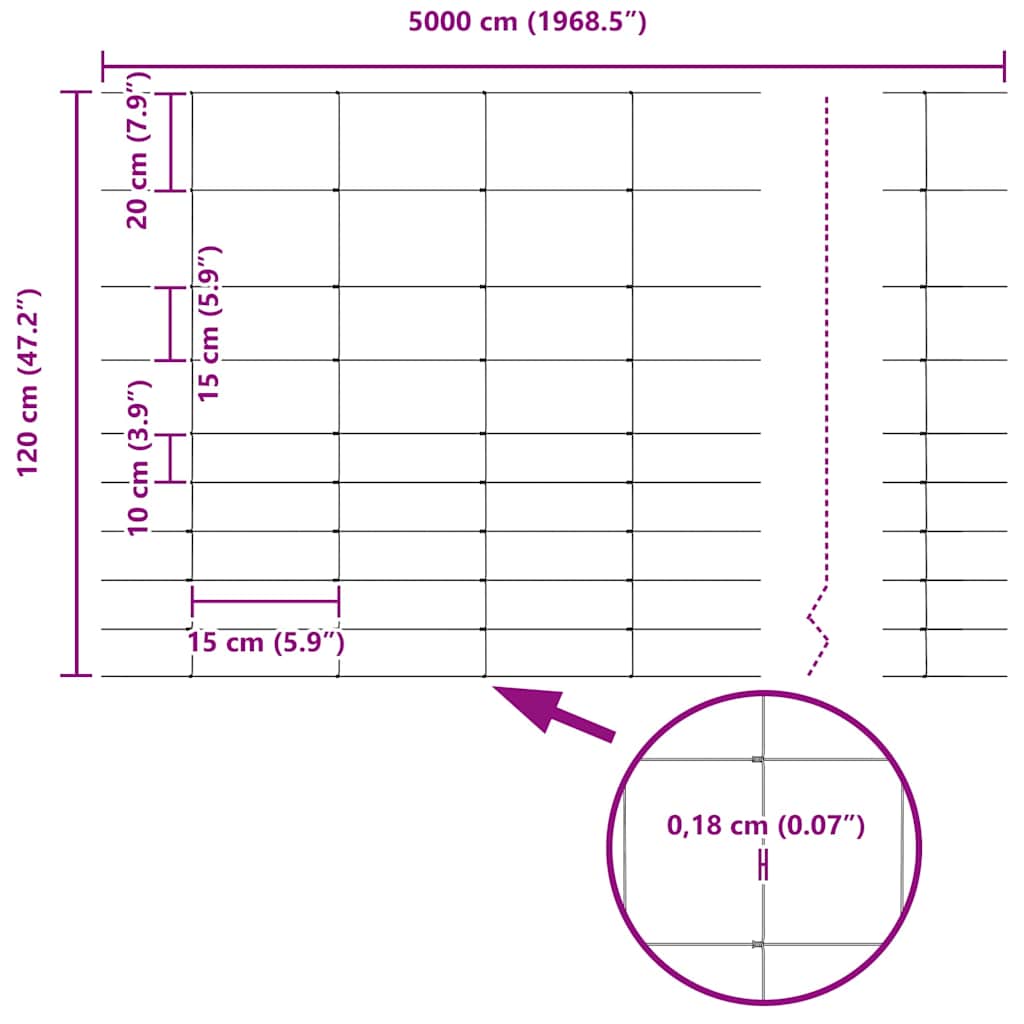 Stup za ogradu Galvanizirano 50 x 1,2 m Čelik