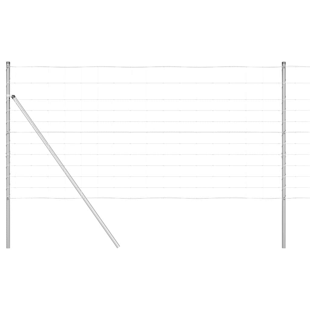 Temeljna zavarena žičana ograda 50 x 1,2 m Pocinčani čelik