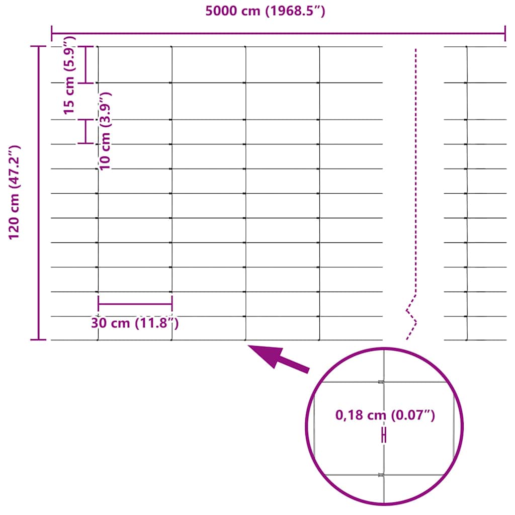 Stup za ogradu Galvanizirano 50 x 1,2 m Čelik