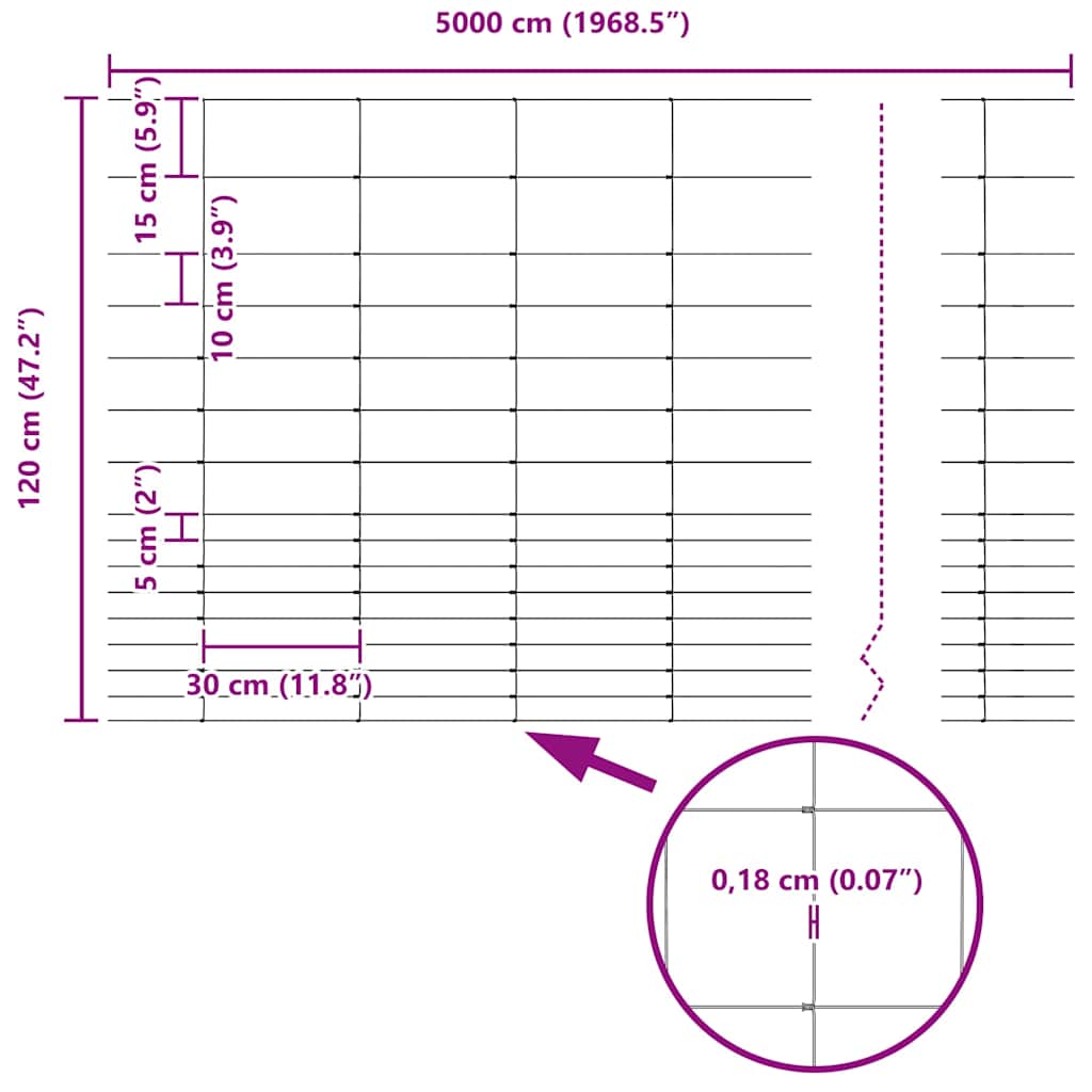 Stup za ogradu Galvanizirano 50 x 1,2 m Čelik