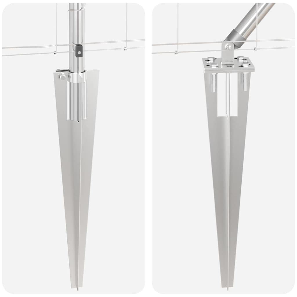Stup za ogradu Galvanizirano 25 x 1 m Čelik