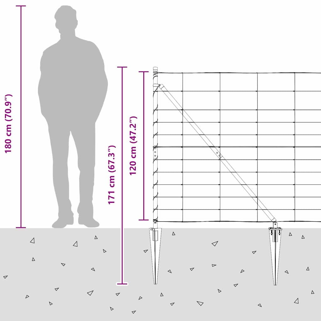 Zavareno žičano ograđivanje s bodljama 25 x 1,2 m Srebrna Mreža