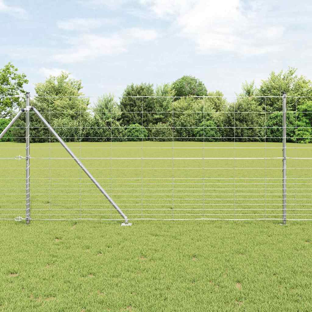 Zavareno žičano ograđivanje s bodljama 50 x 1,2 m Srebrna Mreža