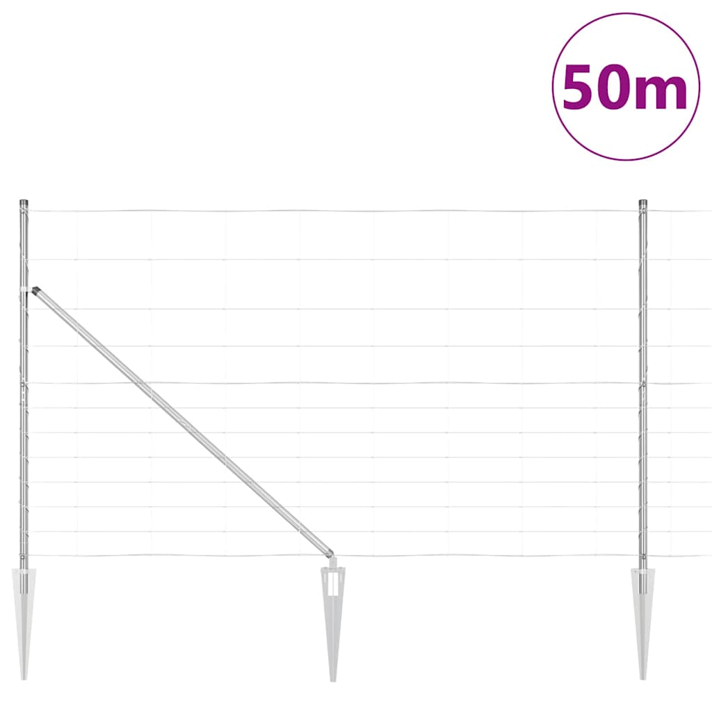 Zavareno žičano ograđivanje s bodljama 50 x 1,4 m (Š x V)