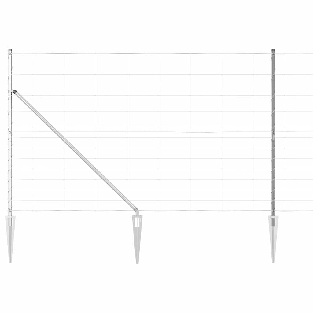 Stup za ogradu Galvanizirano 50 x 1,5 m Čelik