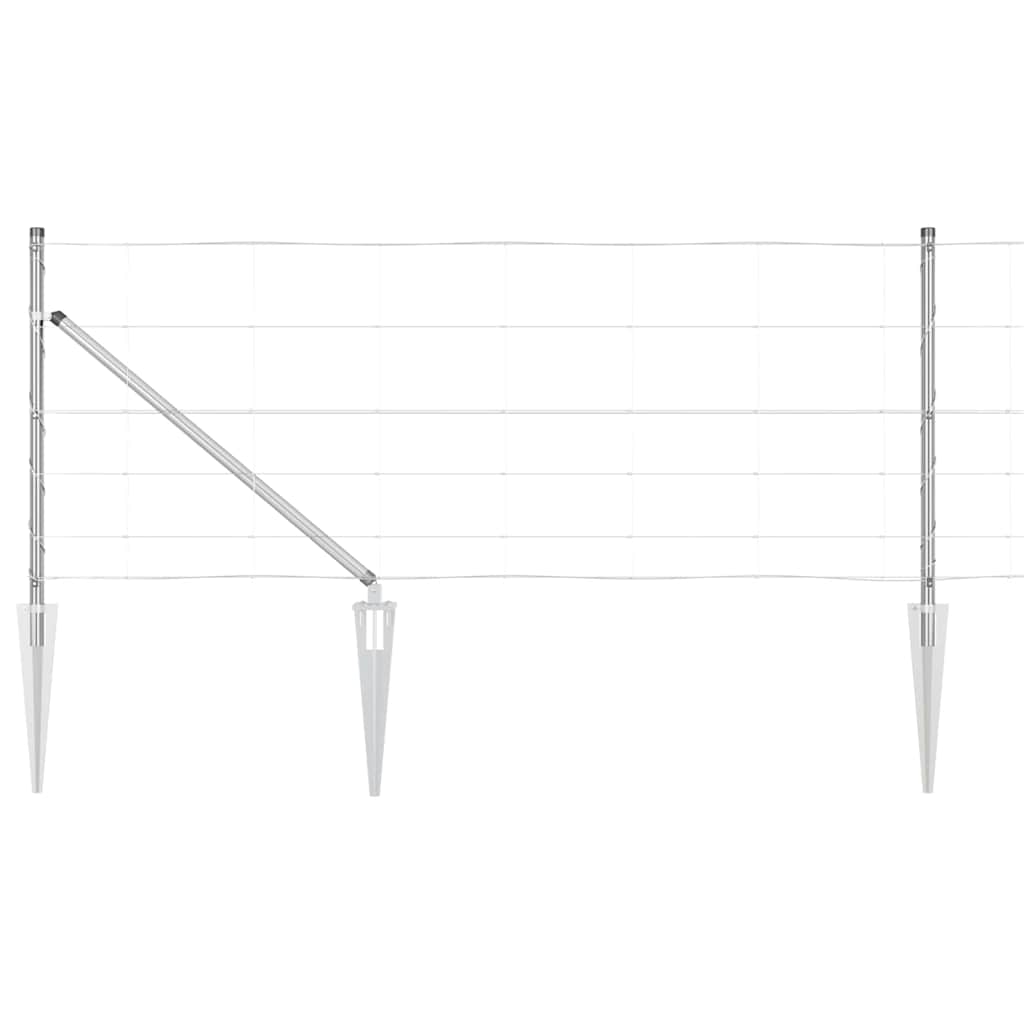 Stup za ogradu Galvanizirano 100 x 0,8 m Čelik