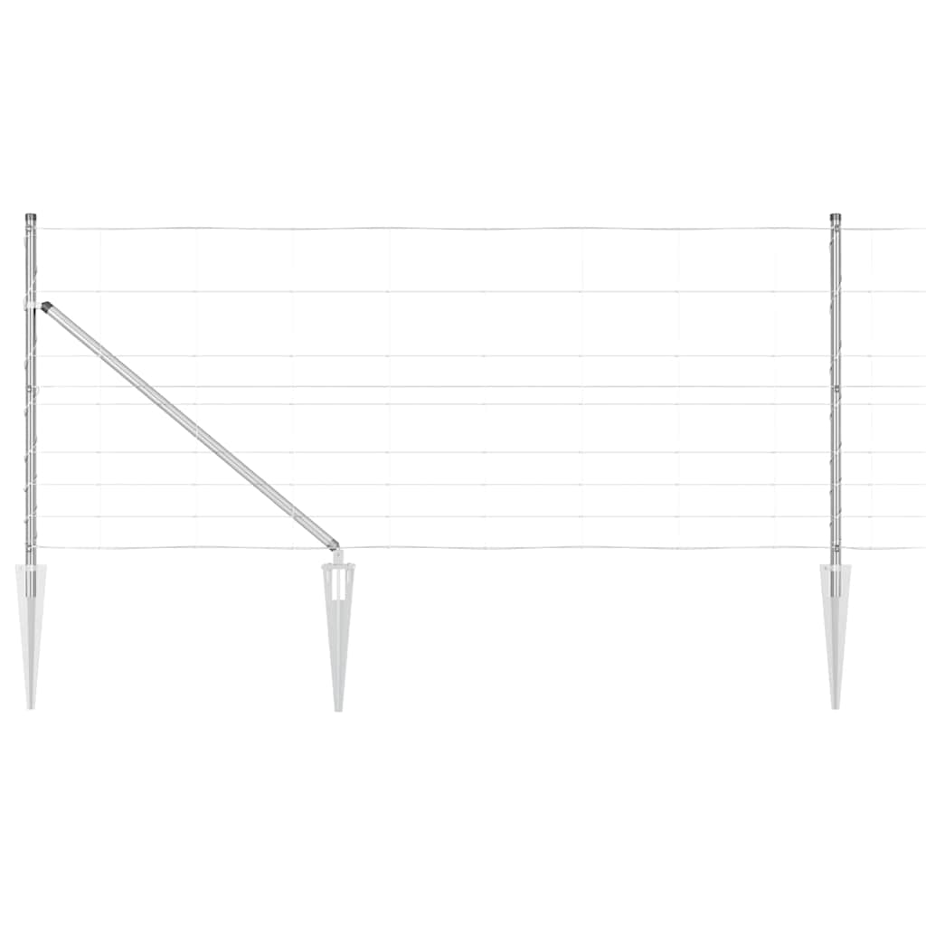 Stup za ogradu Galvanizirano 100 x 1 m Čelik