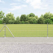Zavareno žičano ogradno mreža s betonskom podlogom 25 x 0,8 m