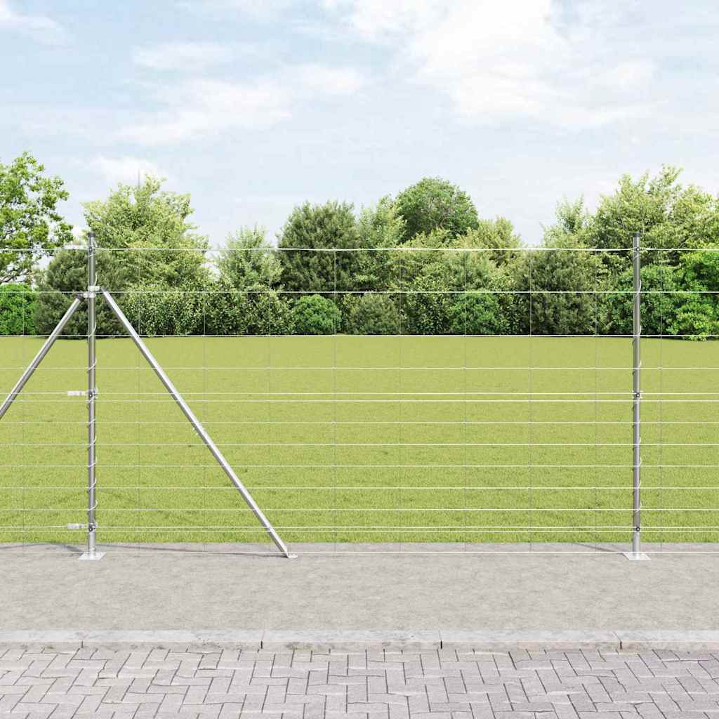 Zavareno žičano ogradno mreža s betonskom podlogom 25 x 1,4 m