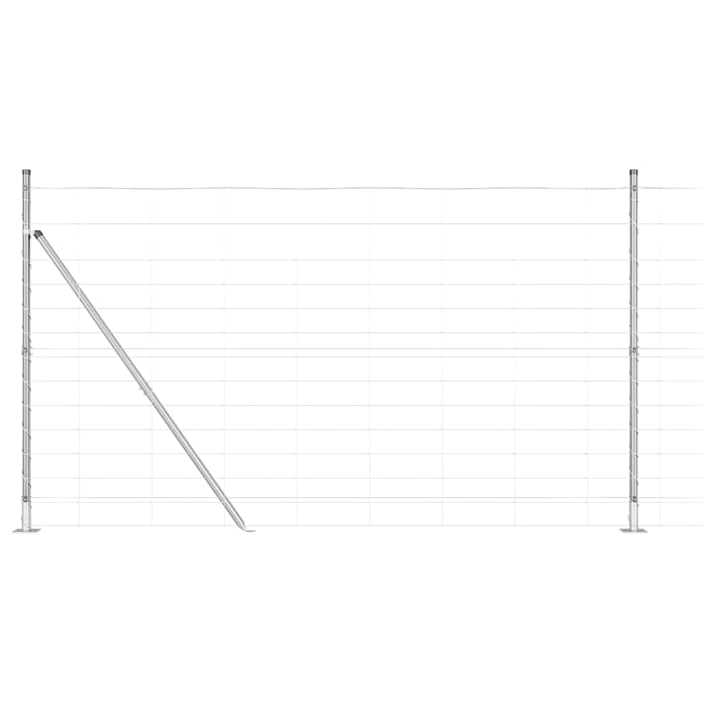 Zavareno žičano ogradno mreža s betonskom podlogom 25 x 1,4 m
