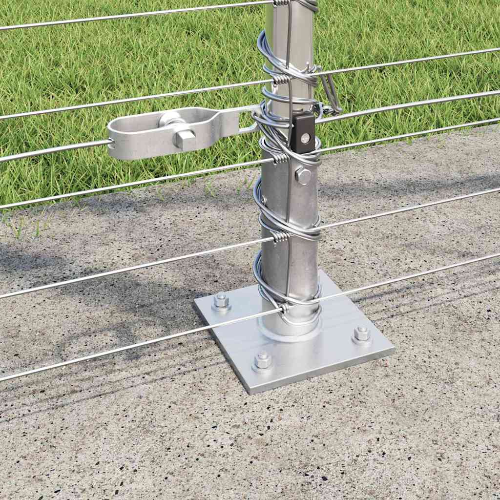 Zavareno žičano ogradno mreža s betonskom podlogom 25 x 1,5 m