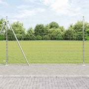 Zavareno žičano ogradno mreža s betonskom podlogom 25 x 1,5 m