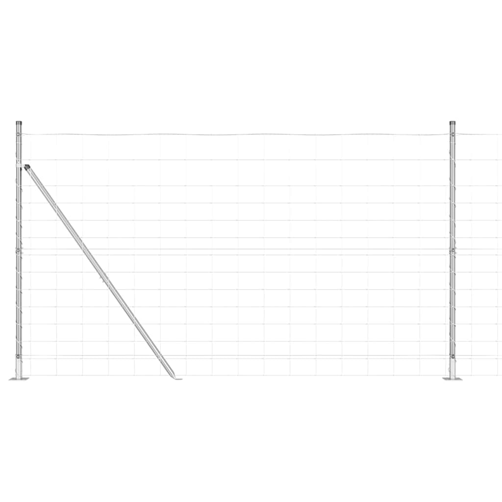 Zavareno žičano ogradno mreža s betonskom podlogom 50 x 1,4 m