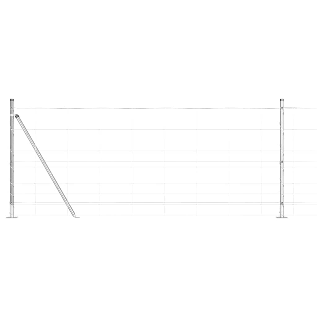 Stup za ogradu Galvanizirano 100 x 1 m Čelik