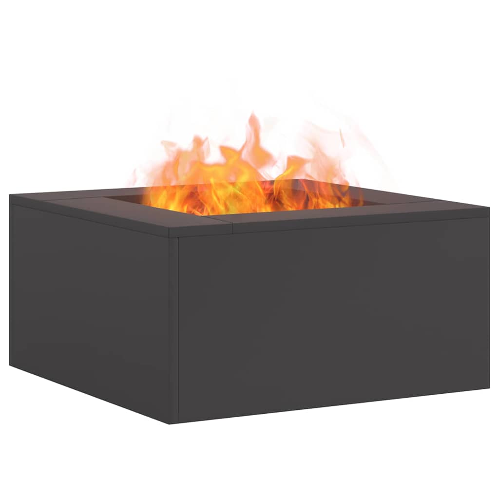 Kamin Crna 60 x 60 x 30 cm Čelik