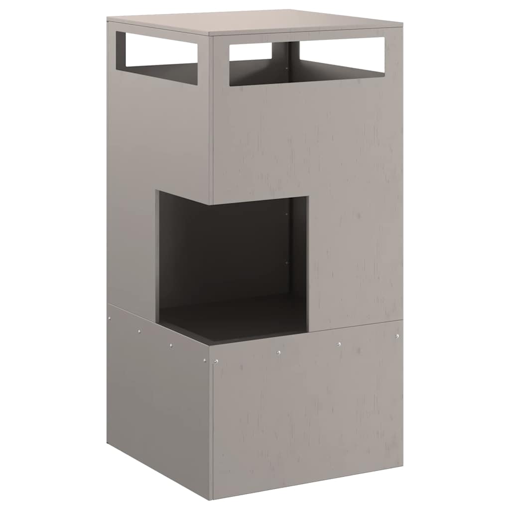 Kamin Smeđa 50 x 50 x 100 cm Čelik otporan na vremenske uvjete
